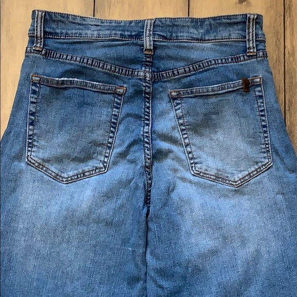 JOE'S High Rise Fray Crop Hem Straight Jeans - Picture 7 of 12